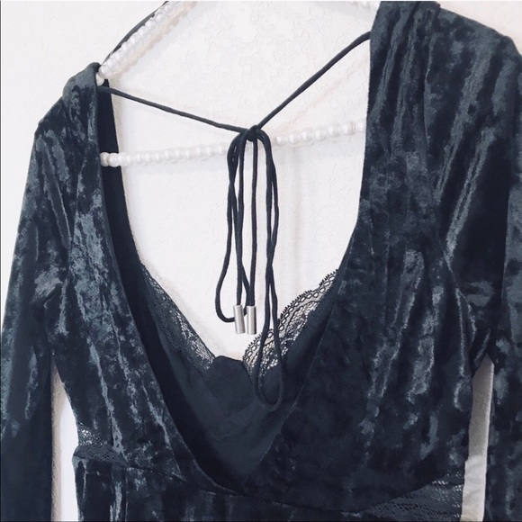 Free People | Kat Velvet Mini Dress - Picture 8 of 8